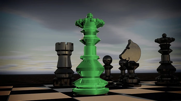 chess pieces signifying business strategies